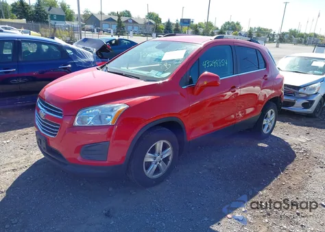 2016 Chevrolet Trax Lt из США, поврежденный, VIN KL7CJPSB4GB592418